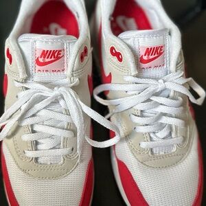 Nike Kids Sneakers - White and Red